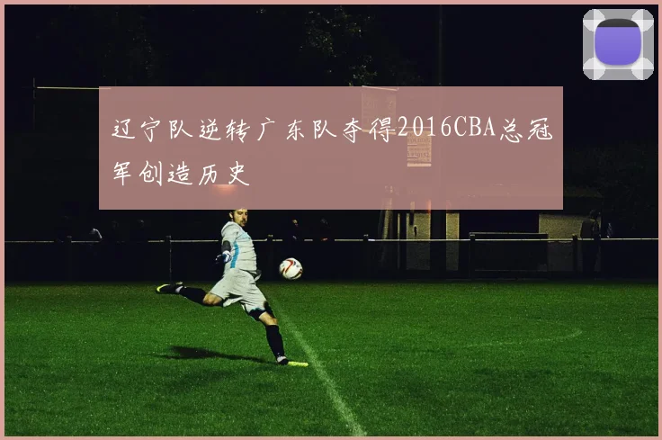 辽宁队逆转广东队夺得2016CBA总冠军创造历史