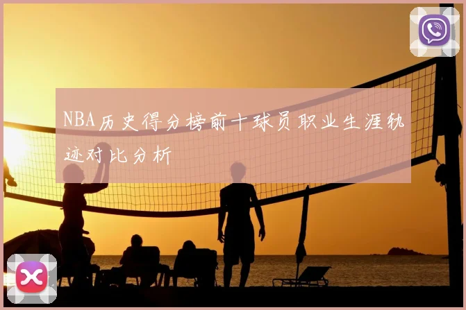 NBA历史得分榜前十球员职业生涯轨迹对比分析